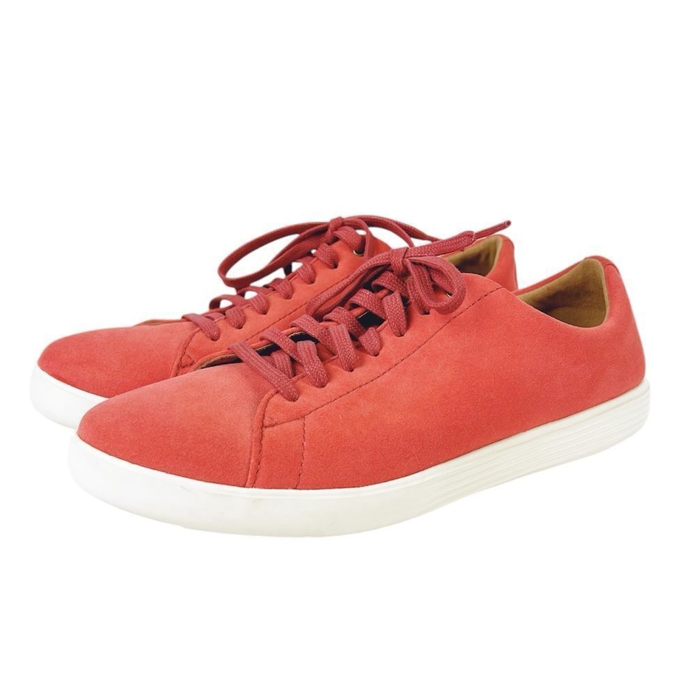 Cole Haan Grand OS Crosscourt II Orange Suede Sneakers Size Women's 9.5 B